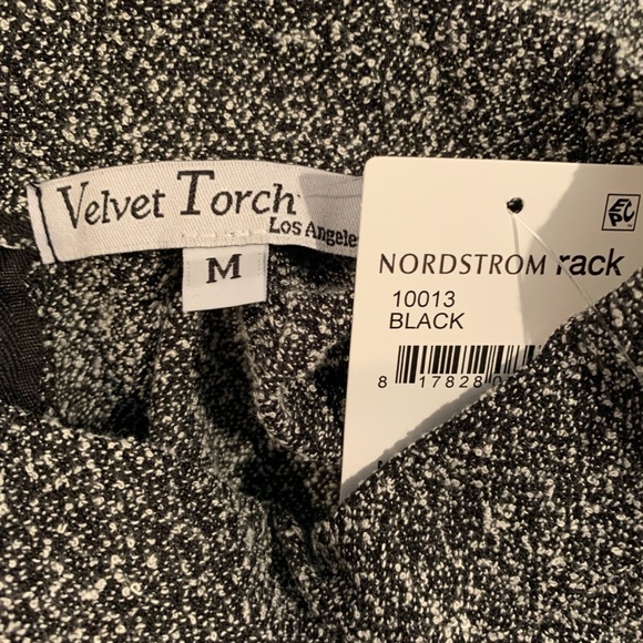 Velvet Torch Mock Neck Fit and Flare Dress Medium NWT - Picture 4 of 6